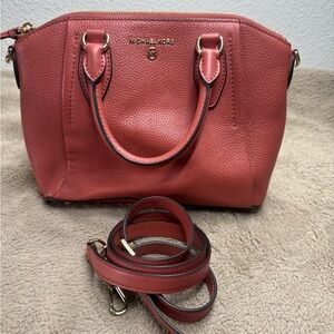 Michael Kors Coral Satchel Bag